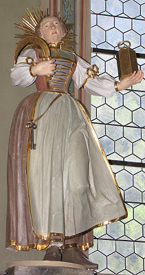 Hl. Notburga in der Pfarrkirche Tösens