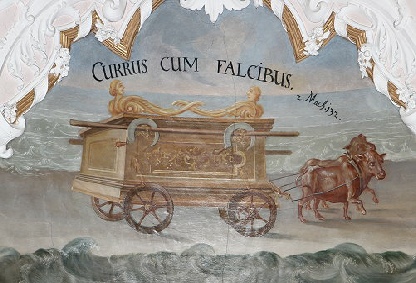 CURRUS CUM FALCIBUS